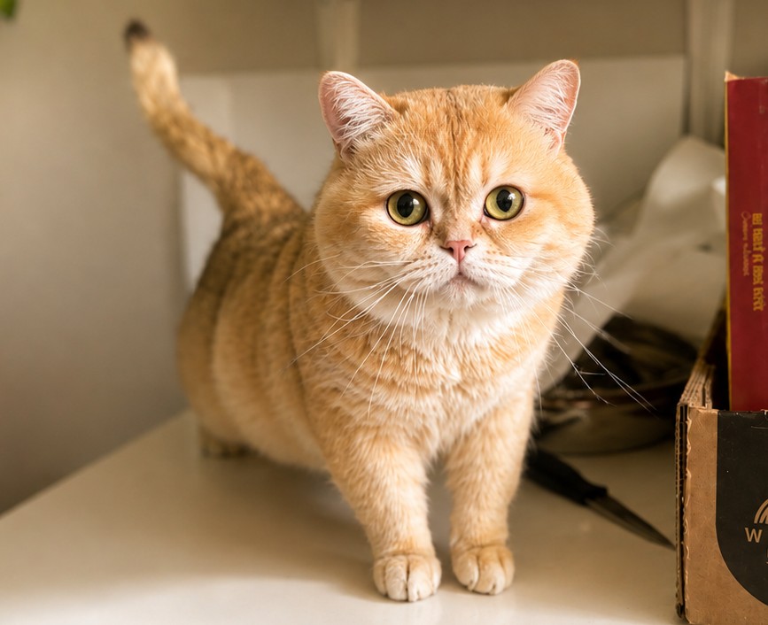 golden british shorthair cat Vancouver
